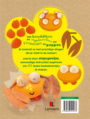 Achterkant van Knutselen met dingen uit de natuur