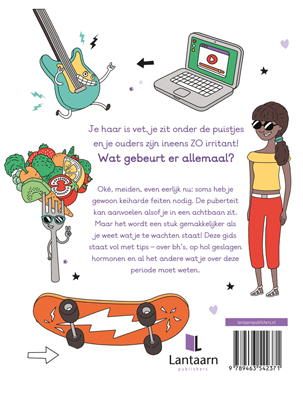 Achterkant van Girl talk