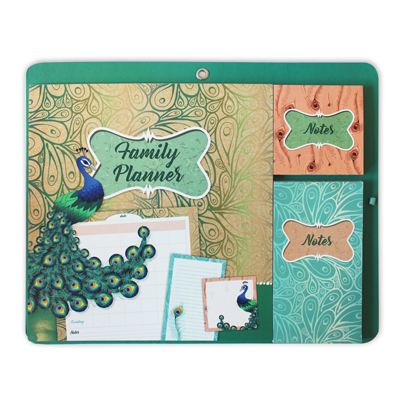 Achterkant van Family planner Pauw
