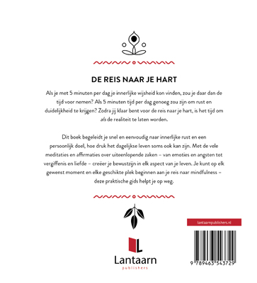 Achterkant van 5 minuten meditatie - je dagelijkse dosis rust