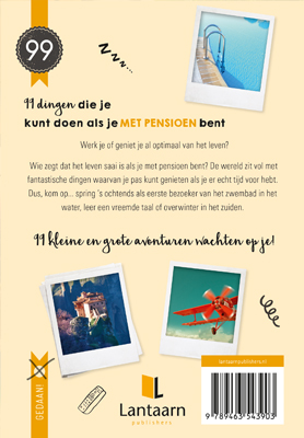 Achterkant van 99 dingen die je kunt doen als je met pensioen bent