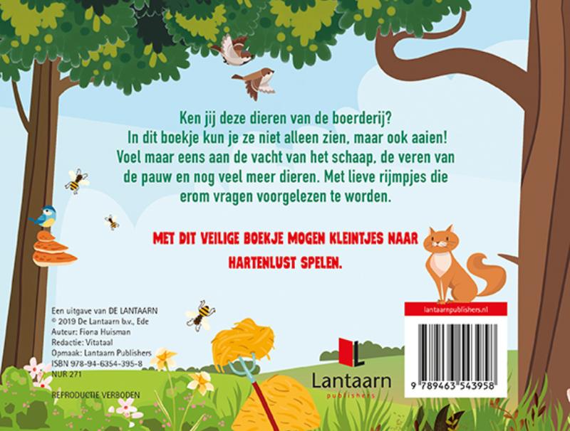 Achterkant van Boerderijdieren