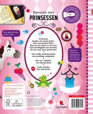 Achterkant van Speuren met prinsessen