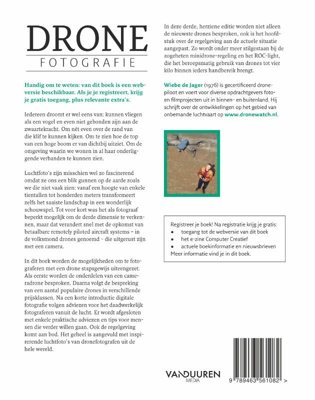 Achterkant van Dronefotografie