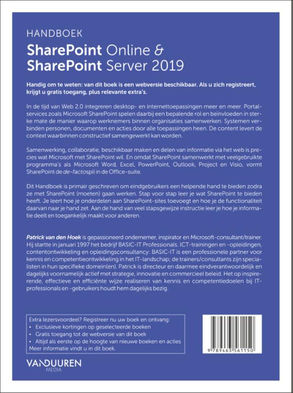 Achterkant van SharePoint Online & SharePoint Server 2019