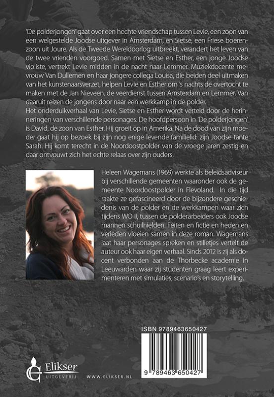 Achterkant van De Polderjongen