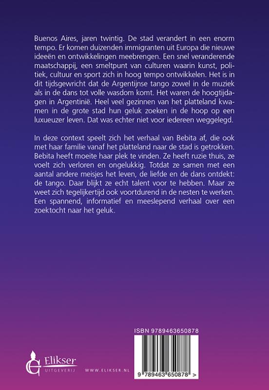 Achterkant van Bebita's tango