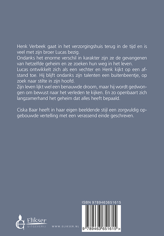 Achterkant van Het is niet gebeurd