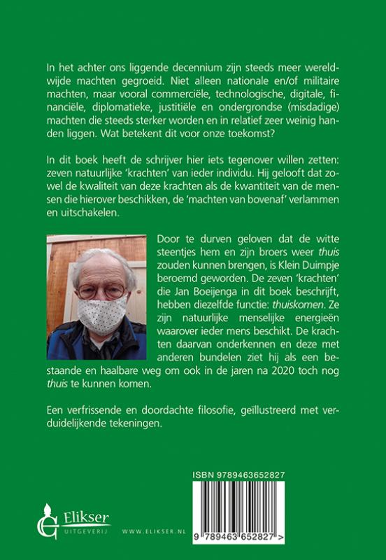 Achterkant van Over leven in 2020