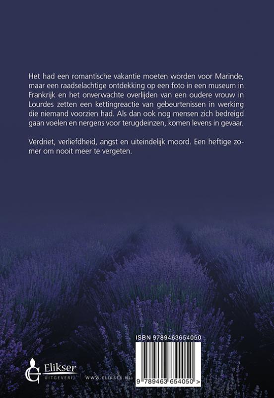 Achterkant van Het lavendelmeisje
