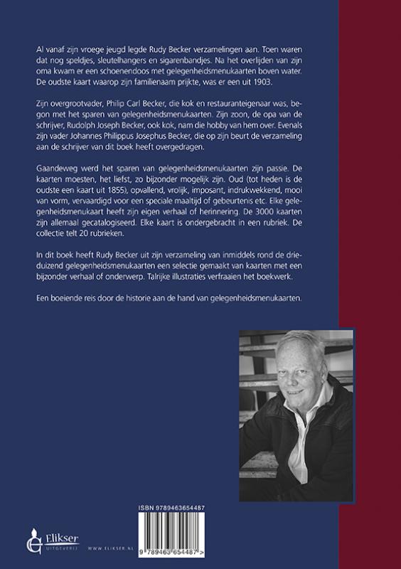Achterkant van Vertel Menu