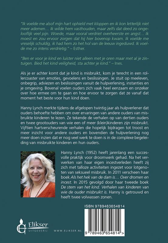 Achterkant van Ik hoor en zie je, mijn kind