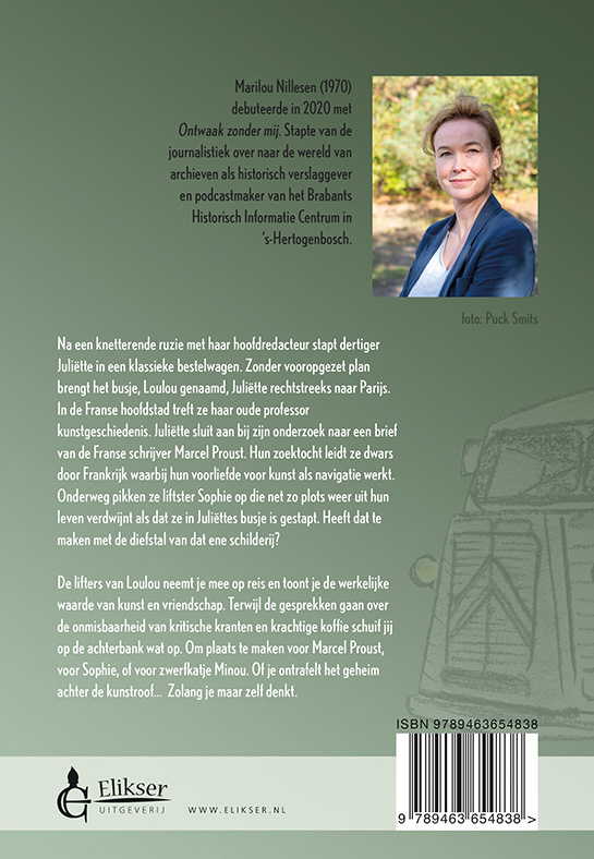 Achterkant van De lifters van Loulou