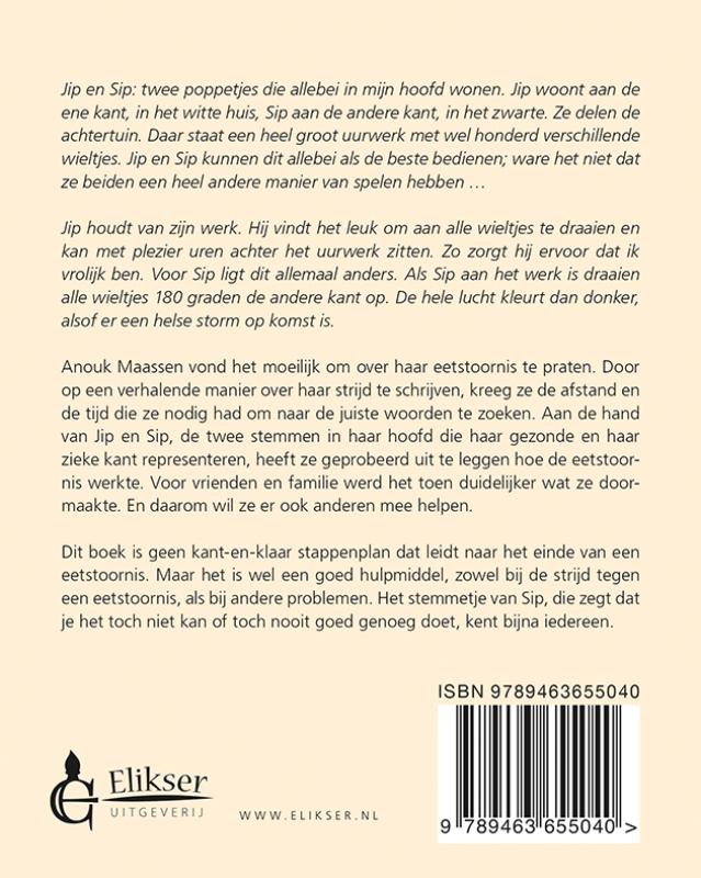 Achterkant van Een uurwerk van gedachten