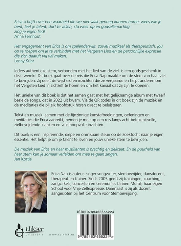 Achterkant van Het Vergeten Lied