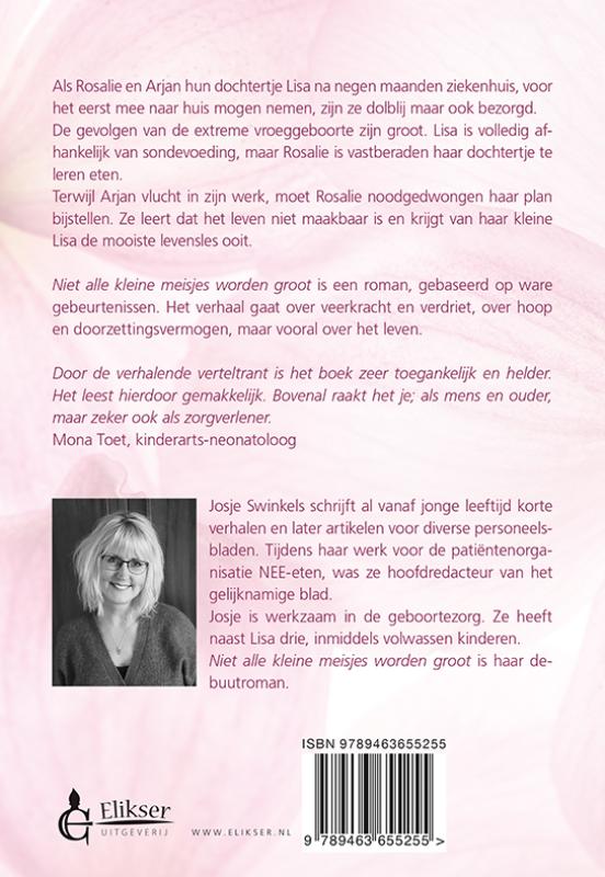 Achterkant van Niet alle kleine meisjes worden groot