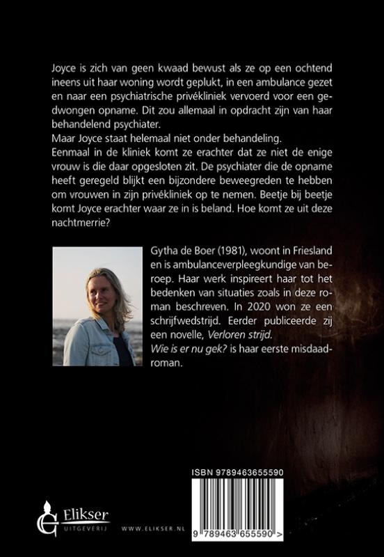 Achterkant van Wie is er nu gek?