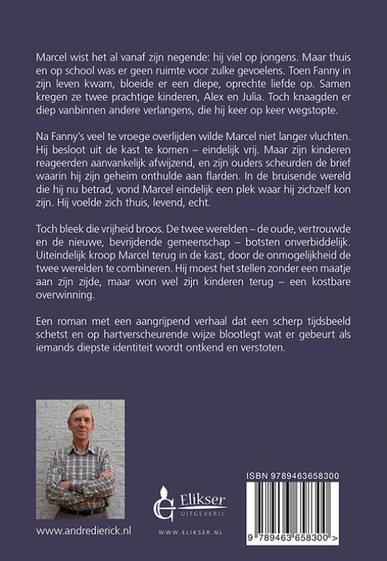 Achterkant van Uit de kast en terug