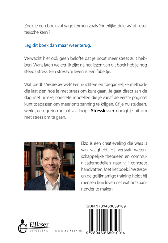 Achterkant van Stresslesser