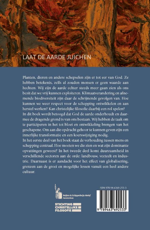 Achterkant van Laat de aarde juichen