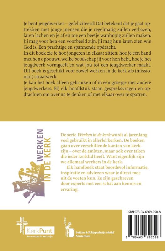 Achterkant van Handboek jeugdwerkers