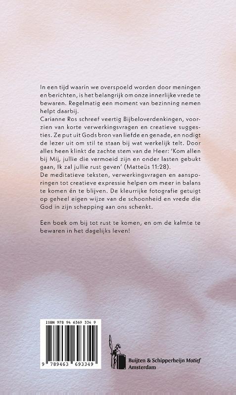 Achterkant van Kom tot rust
