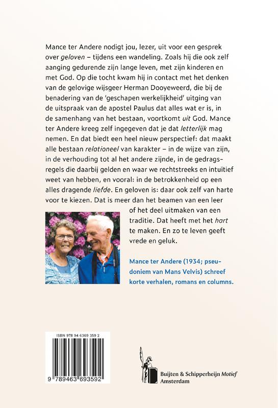 Achterkant van Kennen met het hart