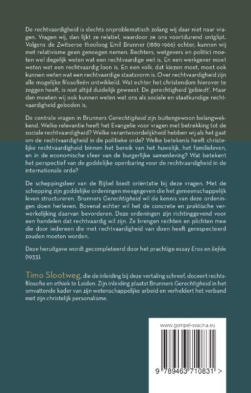 Achterkant van Gerechtigheid