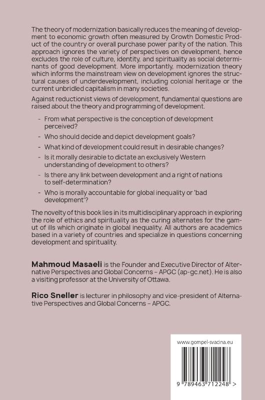 Achterkant van The Return of Ethics and Spirituality in Global Development