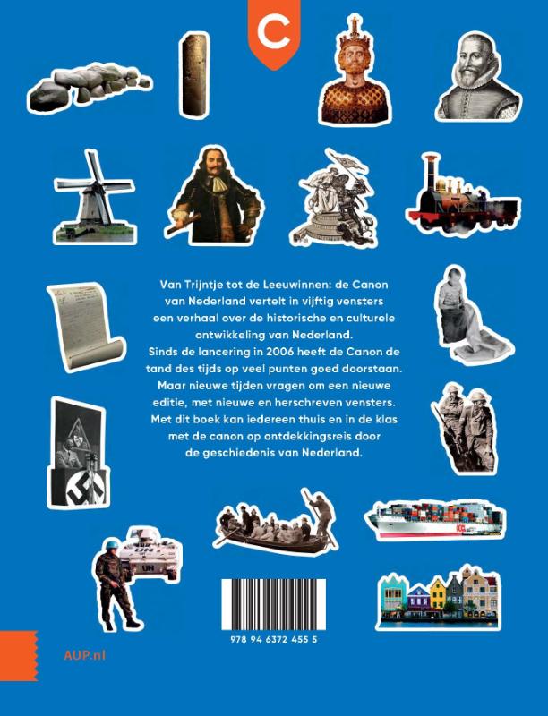 Achterkant van De Canon van Nederland