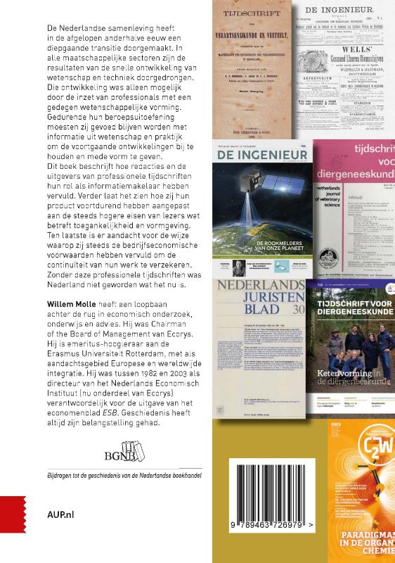 Achterkant van Het professionele tijdschrift in de transitie van de Nederlandse maatschappij, 1850-2020