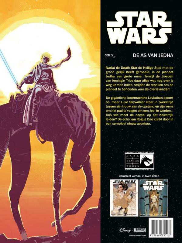 Achterkant van De as van Jedha