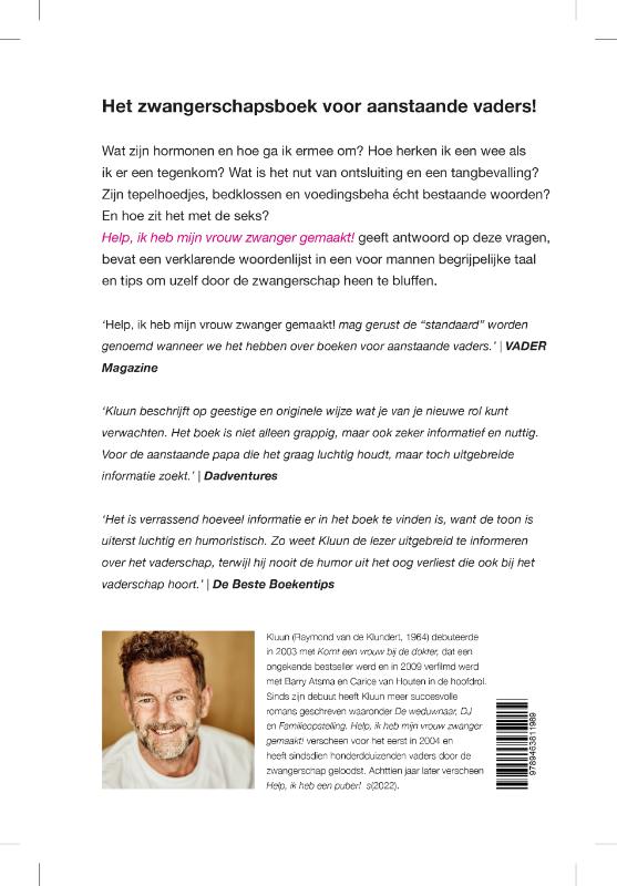 Achterkant van Help, ik heb mijn vrouw zwanger gemaakt!