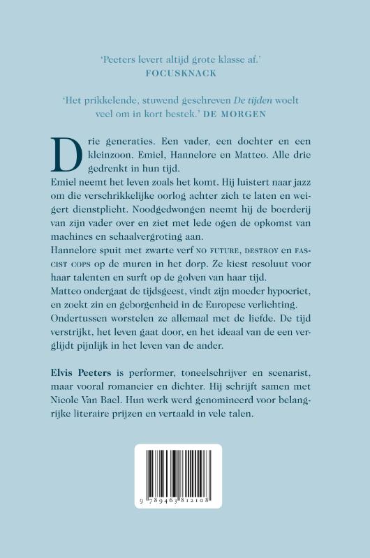 Achterkant van De tijden