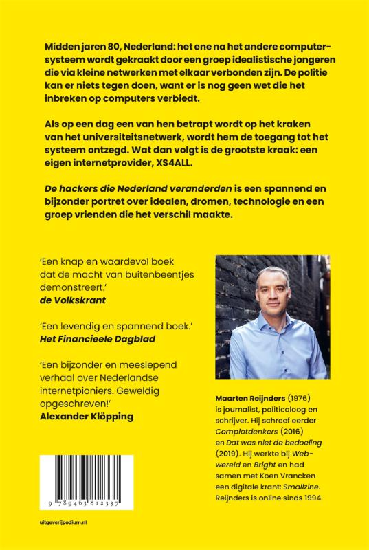 Achterkant van De hackers die Nederland veranderden