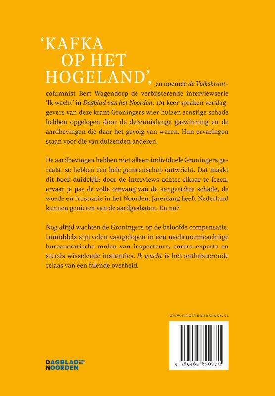Achterkant van Ik wacht