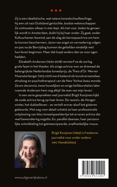 Achterkant van De oude actrice en ik