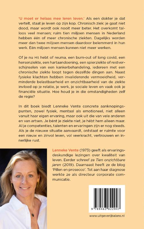 Achterkant van Lichter leven met een chronische ziekte