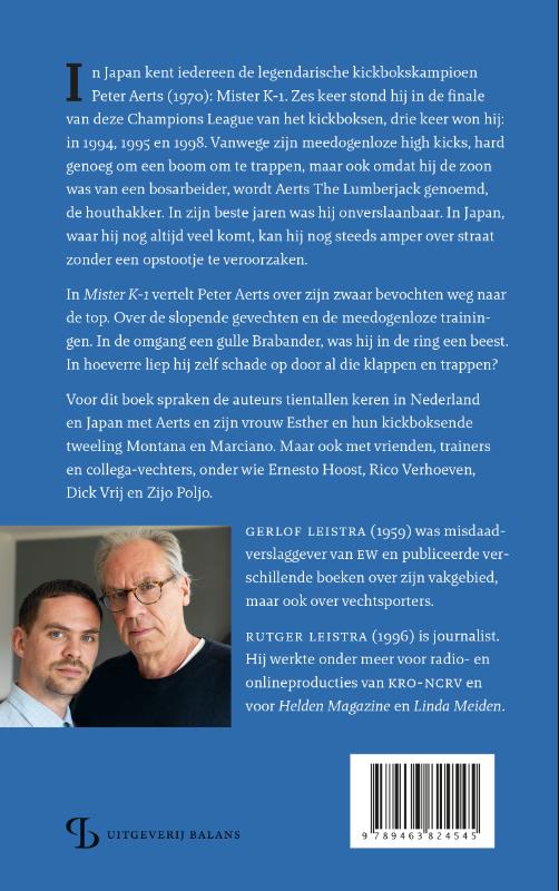 Achterkant van Mister K-1