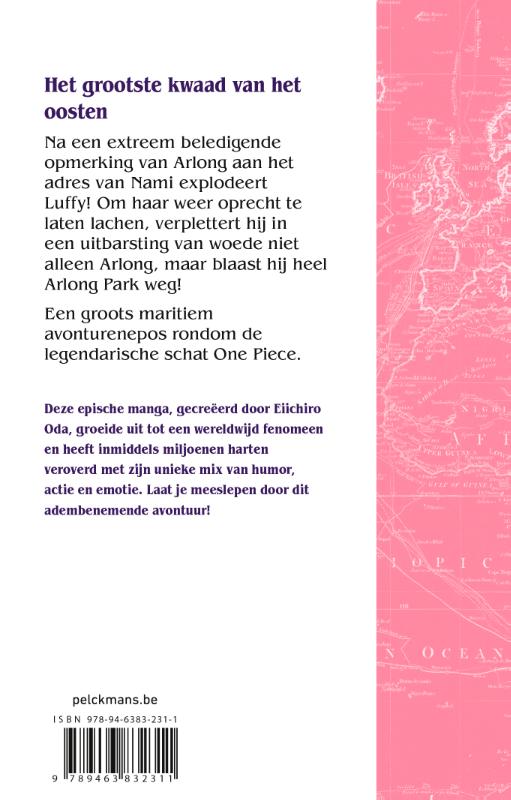 Achterkant van One Piece: Het grootste kwaad van het oosten (11)