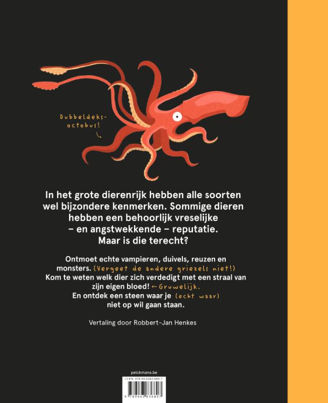 Achterkant van De meest monsterlijke dieren ter wereld