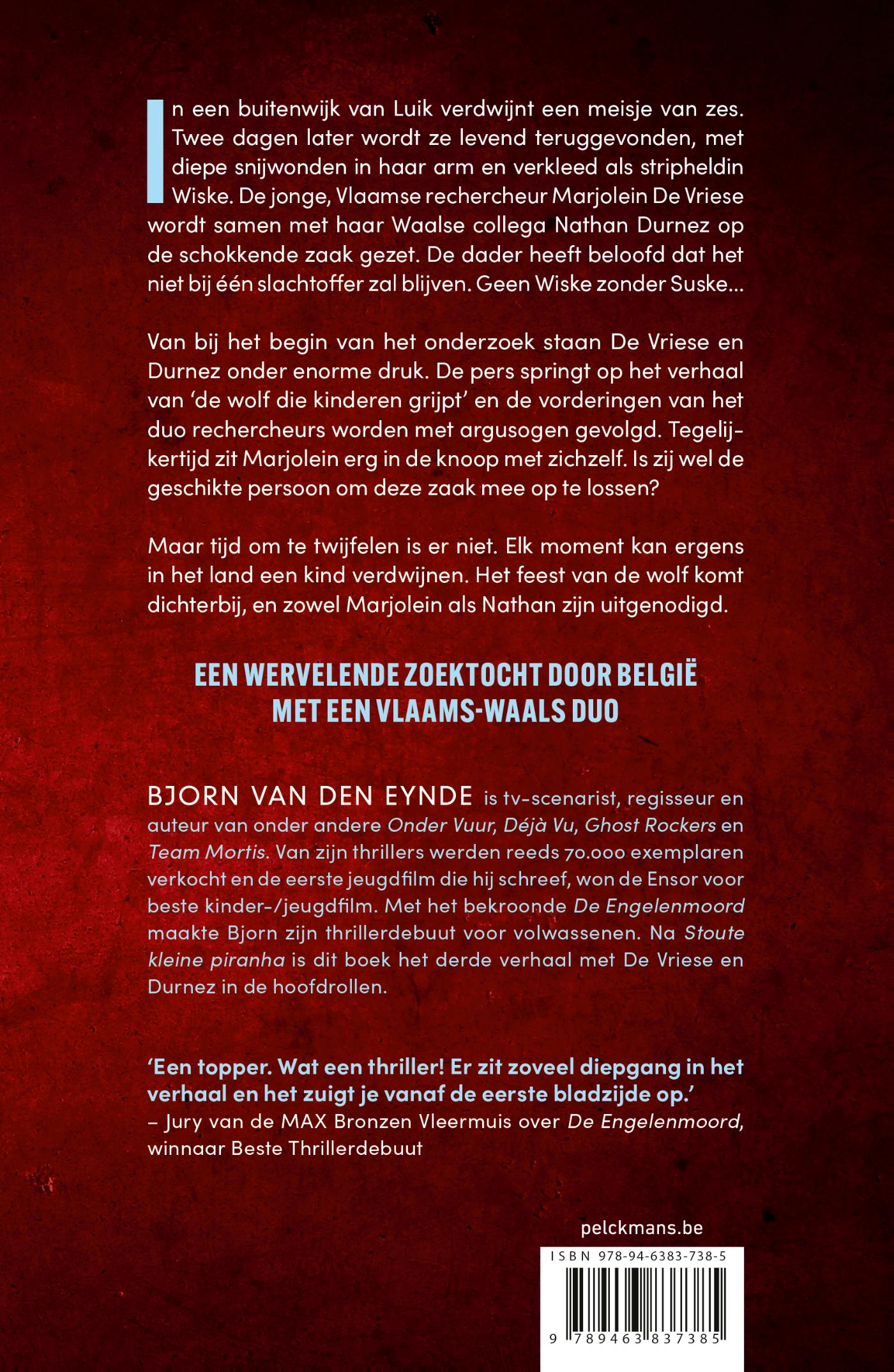 Achterkant van De grote boze wolf
