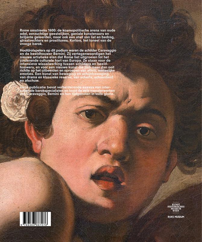 Achterkant van Caravaggio - Bernini