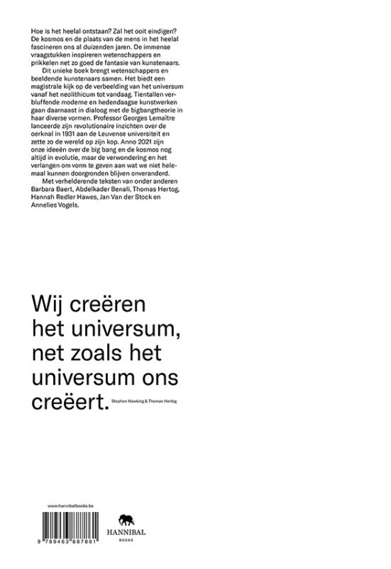 Achterkant van BIG BANG, De verbeelding van het universum