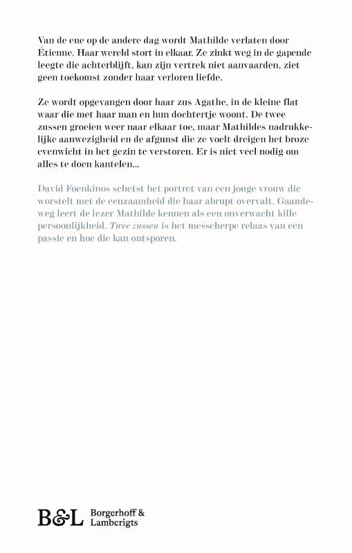 Achterkant van Twee zussen