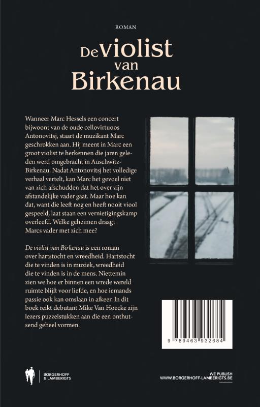 Achterkant van De violist van Birkenau