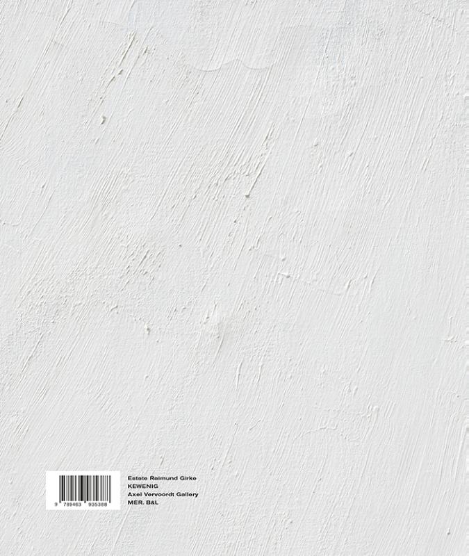 Achterkant van Raimund Girke. Between White