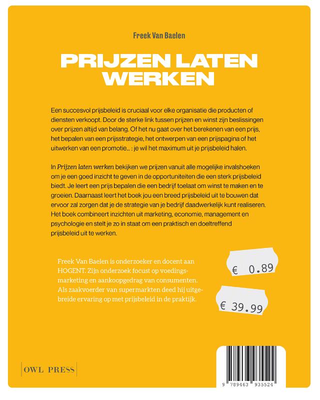 Achterkant van Prijzen laten werken