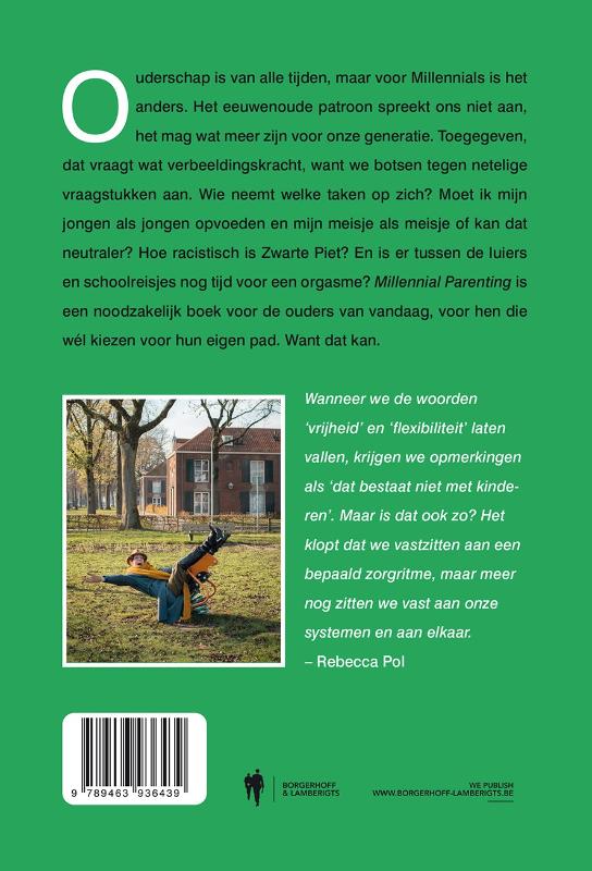 Achterkant van Millennial Parenting