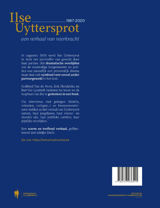 Achterkant van Ilse Uyttersprot
